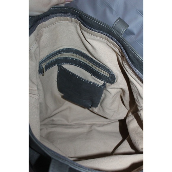 Il Grifone Venezia Gray Leather Women's Handbag Shoulder Bag - Picture 7 of 8